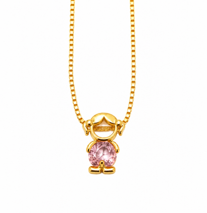 "TinySoul - Collar Dorado Infantil”