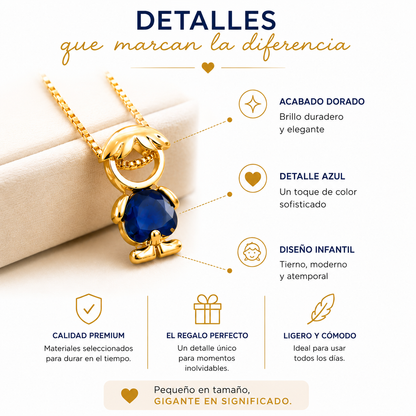 "TinySoul - Collar Dorado Infantil”