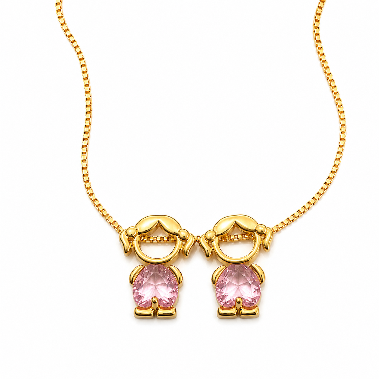 "TinySoul - Collar Dorado Infantil”