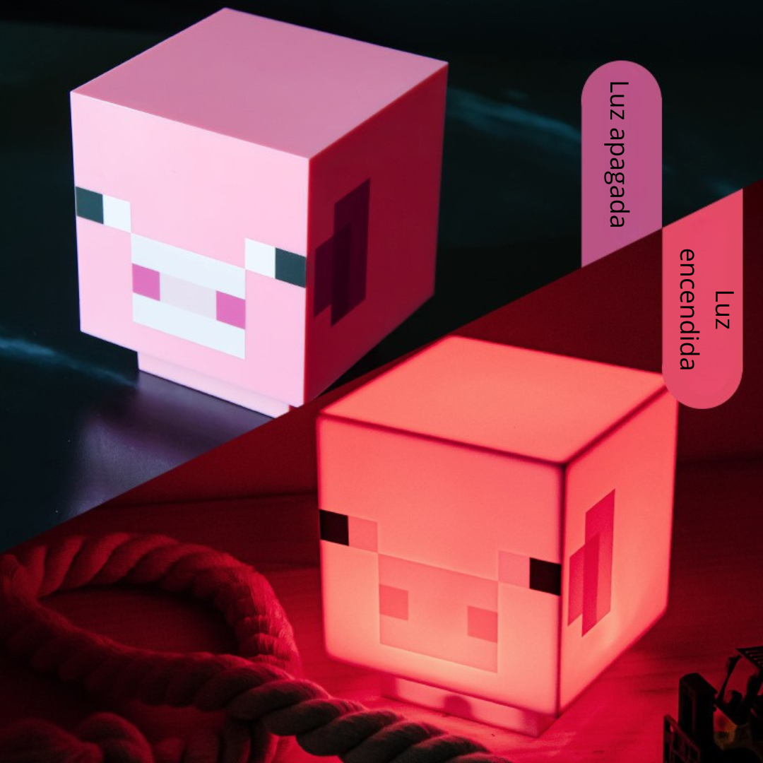 Luz Quitamiedos Minecraft™ con Altavoz