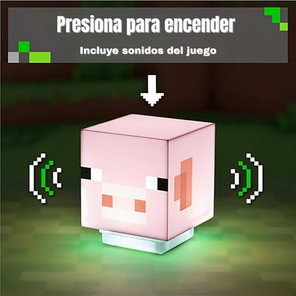 Luz Quitamiedos Minecraft™ con Altavoz